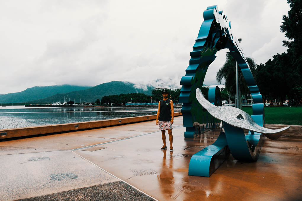 Julio Mayorga posing for a picture in Cairns, Queensland, Australia